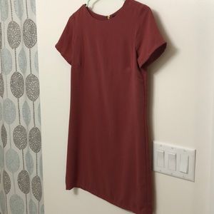 Lulus mauve mini shift dress (XS). Also in navy.